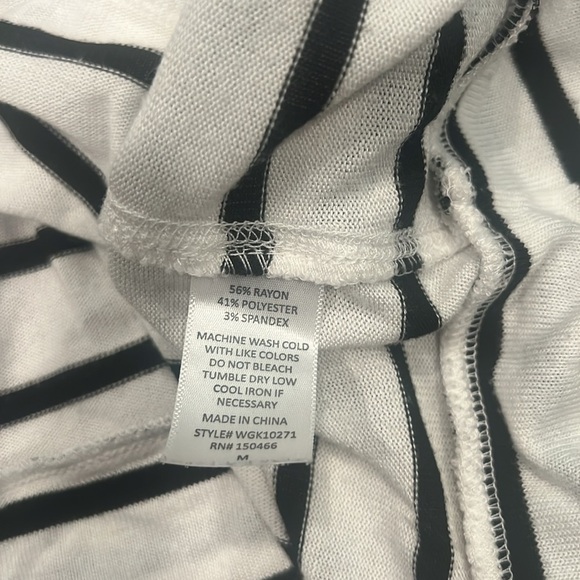 MIX BY 41 HAWTHORN Arnold Three Quarter Sleeve Raglan Knit Top size M - Picture 5 of 6